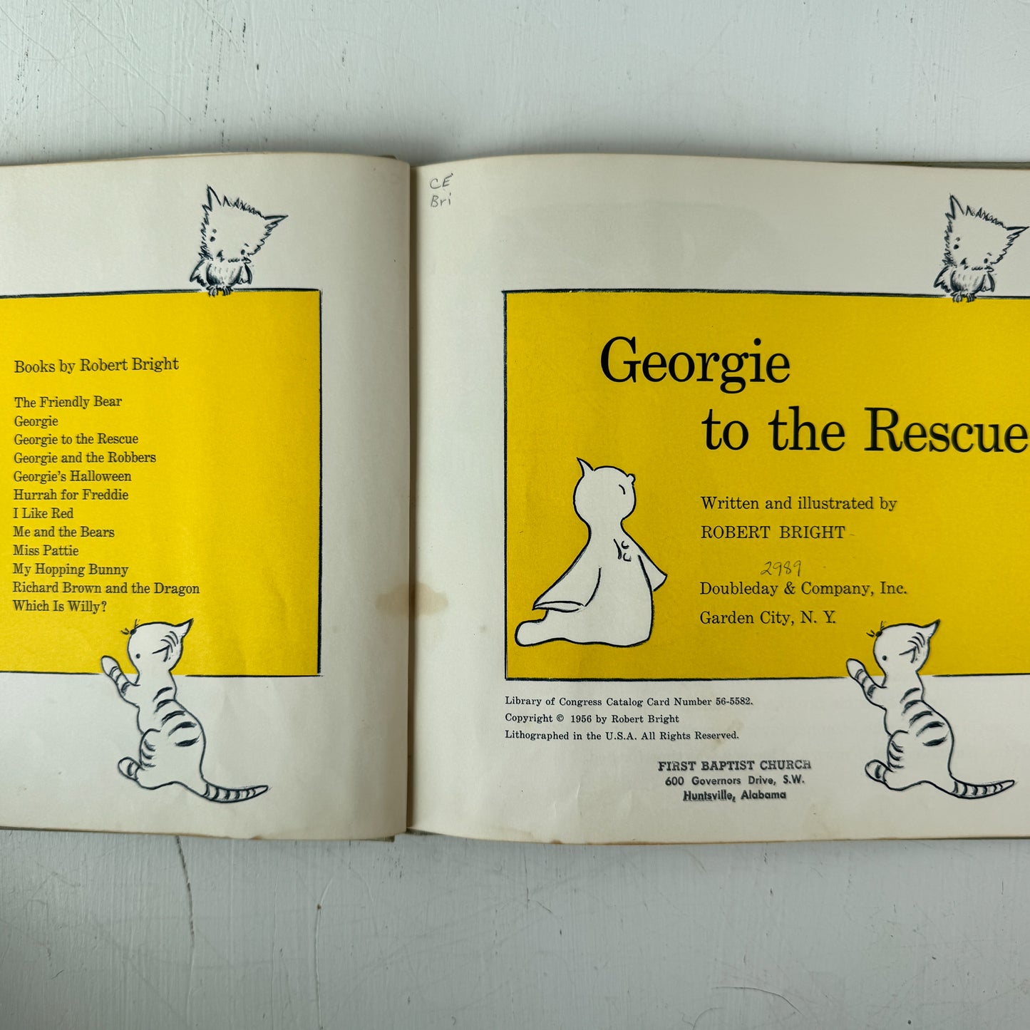 Georgie to the Rescue, Robert Bright, 1956