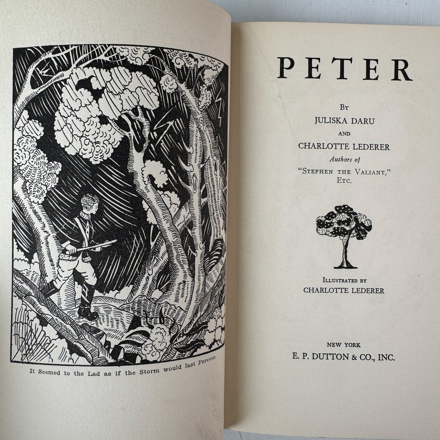 Peter, Juliska Daru and Charlotte Lederer, 1931