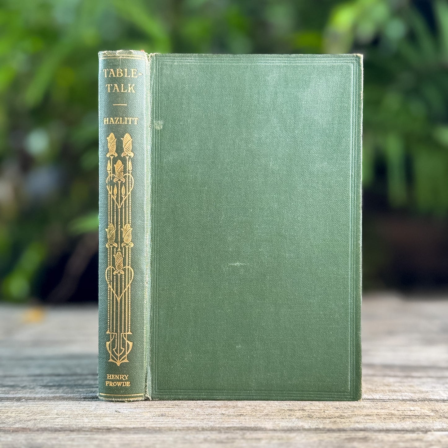 Table Talk, William Hazlitt, The World's Classics Edition
