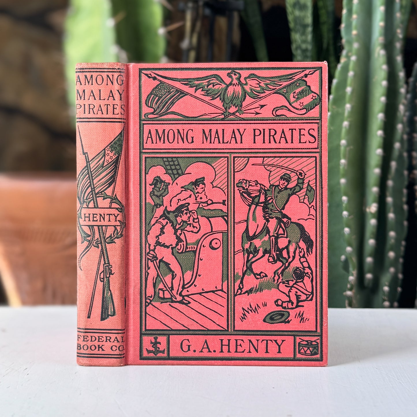 Among Malay Pirates, G. A. Henty, Federal Book Company Edition