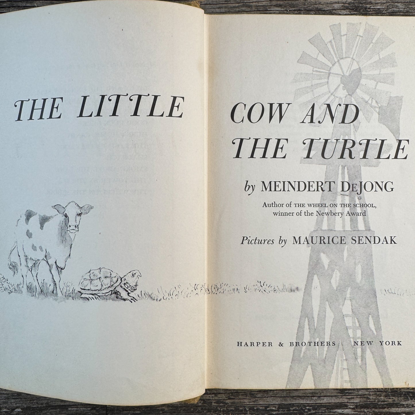The Little Cow and the Turtle, Meindert DeJong, 1955