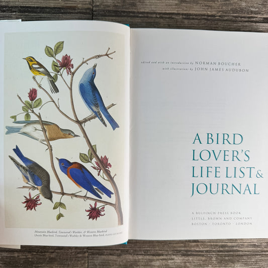 A Bird Lover's Life List & Journal, edited by Norman Boucher, 1992