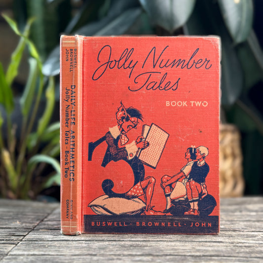 Jolly Number Tales Book Two, Daily Life Arithmetic, 1938 School Book