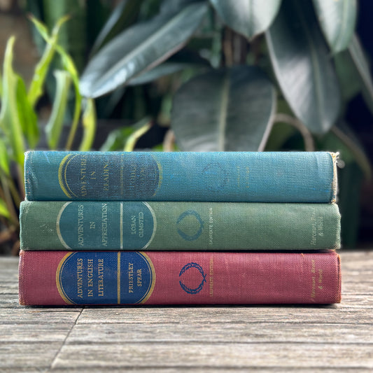 Mid Century English School Book Set, Laureate Editions, Adventures in English