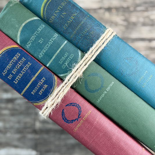 Mid Century English School Book Set, Laureate Editions, Adventures in English