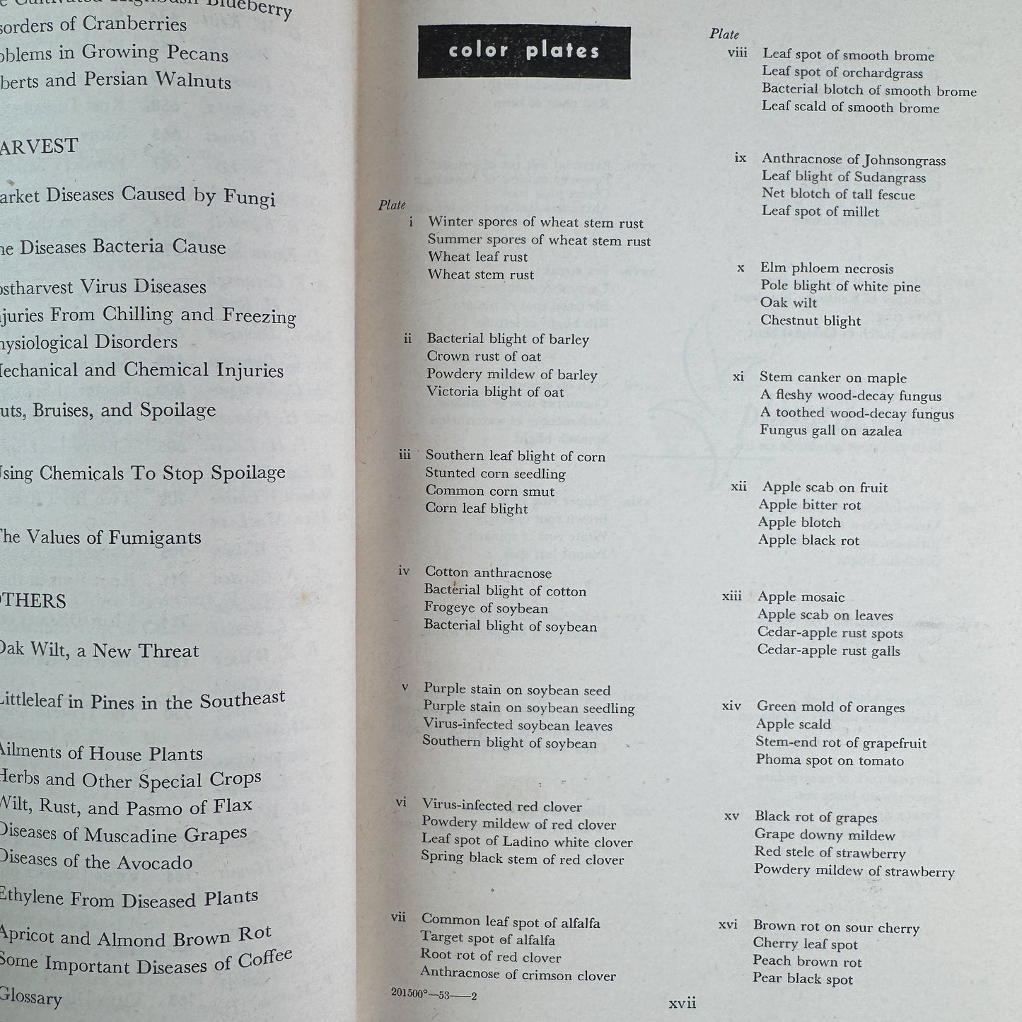 Plant Diseases: The Yearbook of Agriculture 1953, U.S. Department of Agriculture, 1953