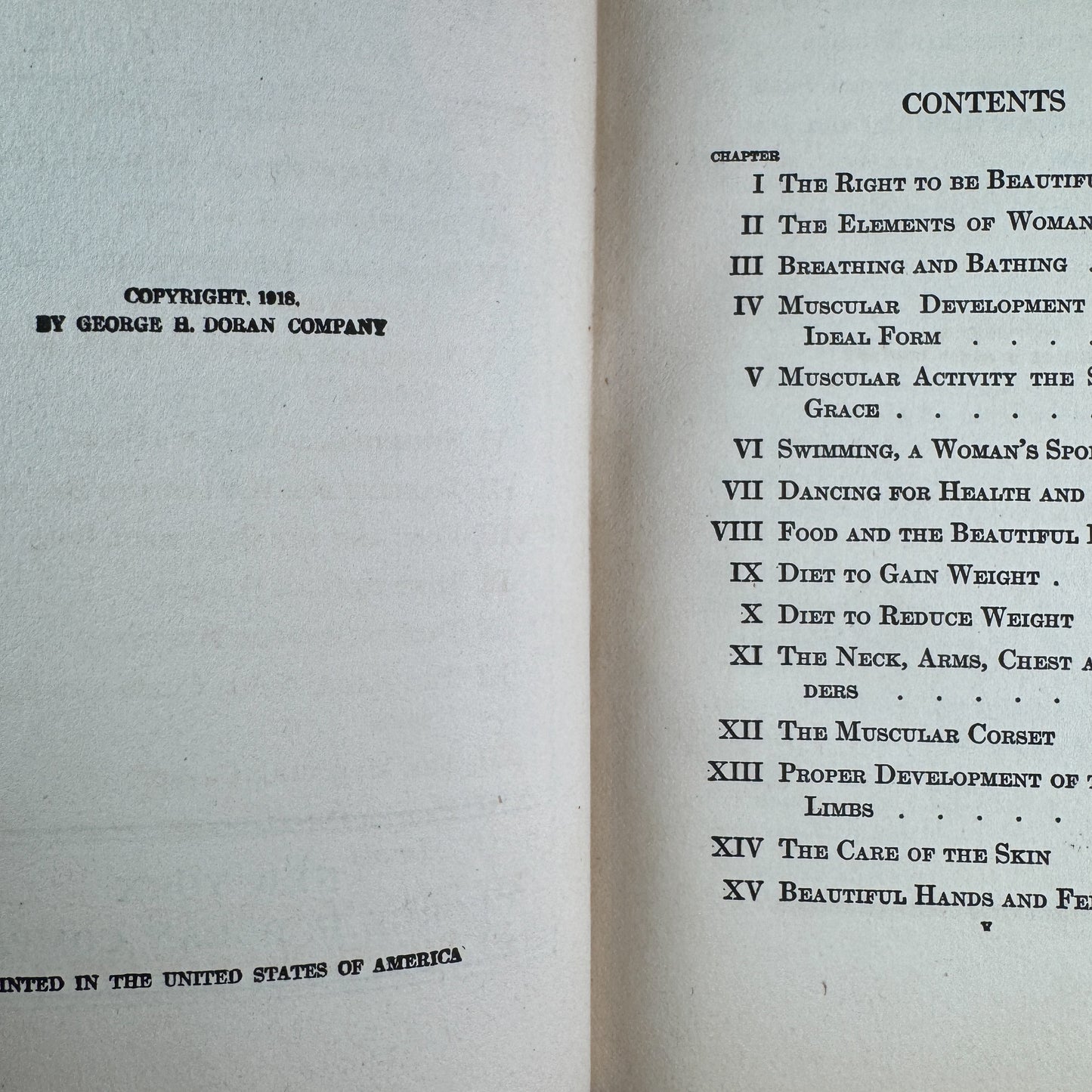 Physical Beauty: How to Keep It,  Antique Health and Beauty, Annette Kellerman, 1918