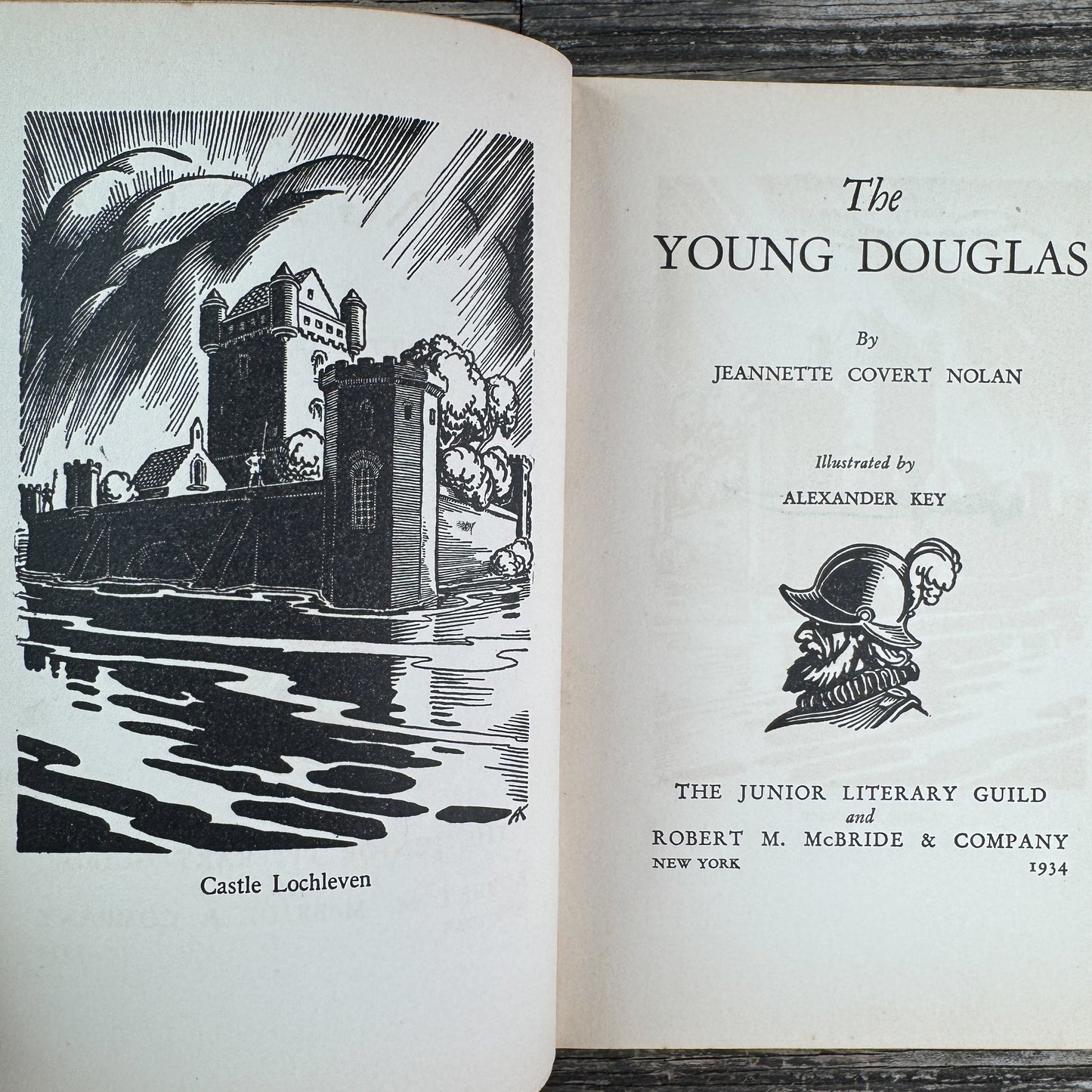 The Young Douglas, Jeannette Covert Nolan, 1934, First Edition