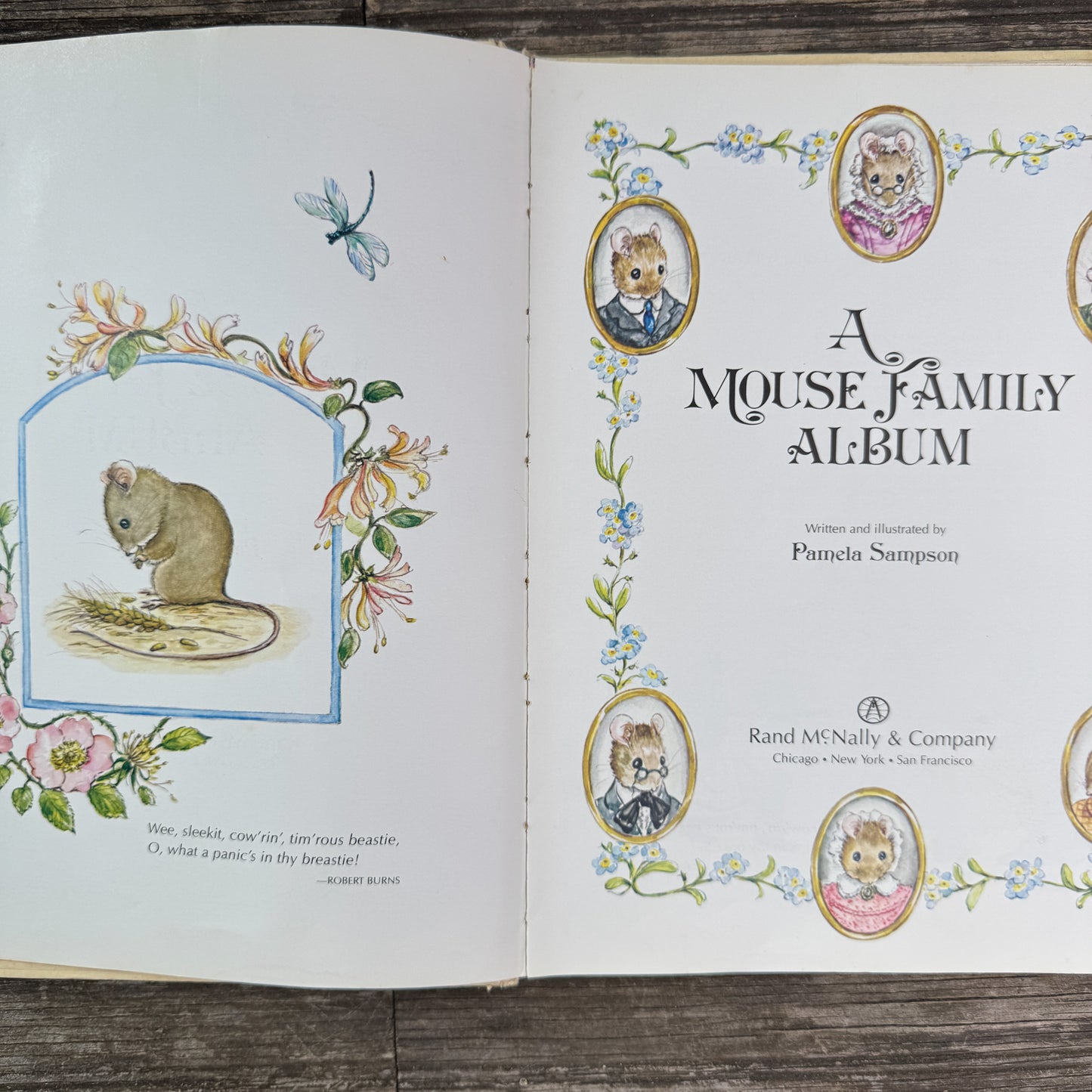 A Mouse Family Album, Pamela Sampson, 1980, First Printing