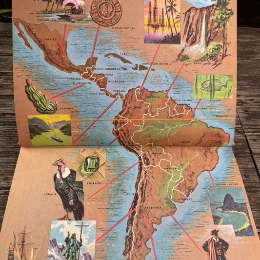The Illustrated Book About South America Including Mexico and Central America, 1963