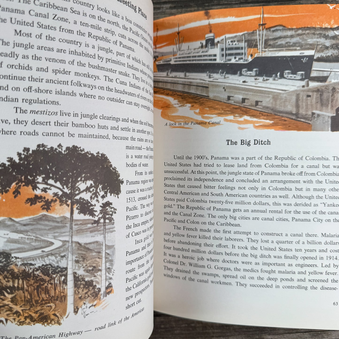 The Illustrated Book About South America Including Mexico and Central America, 1963