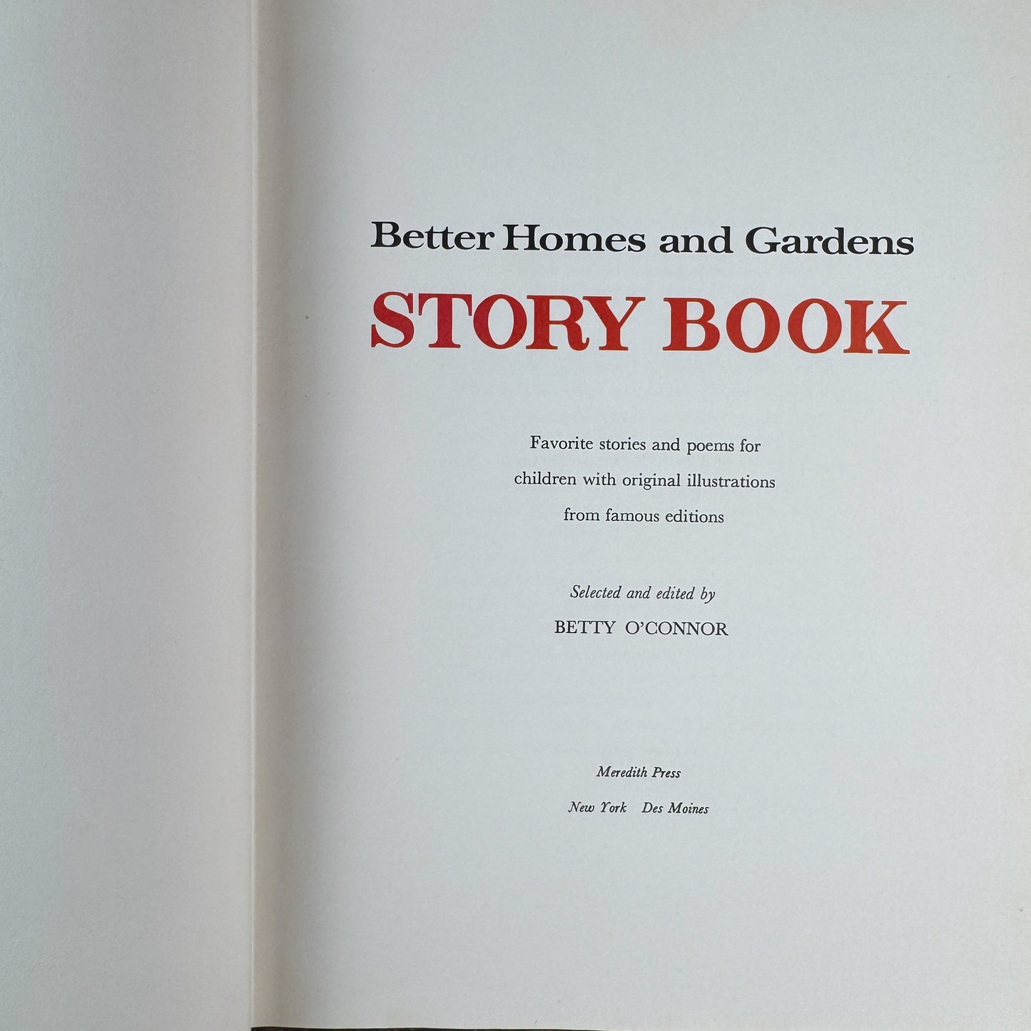 Better Homes and Gardens Story Book, 1966