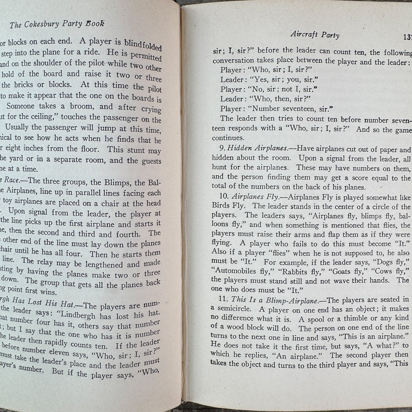 The Cokesbury Party Book, Arthur M. Depew, 1932