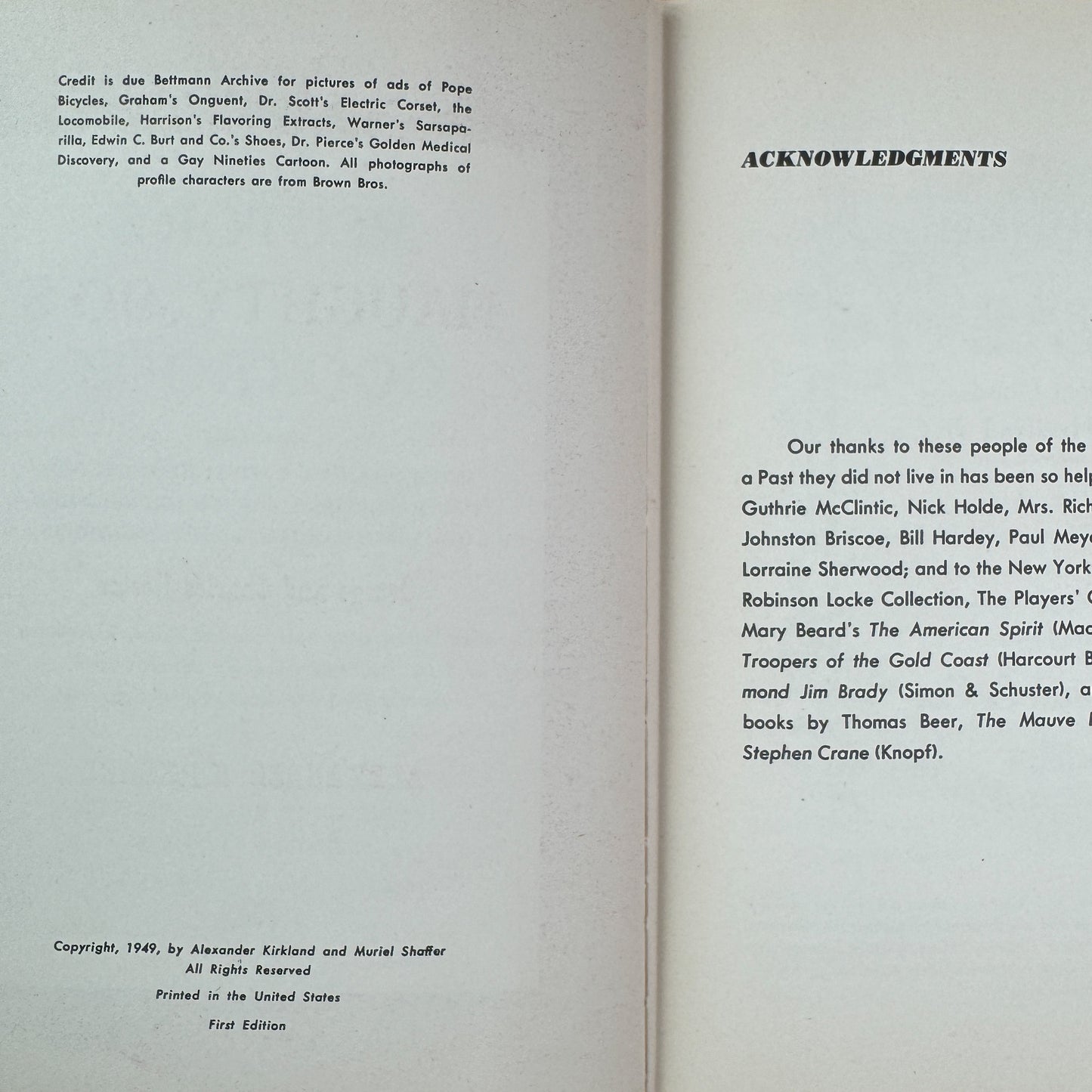 Rector’s Naughty ’90s Cookbook, Alexander Kirkland, 1949