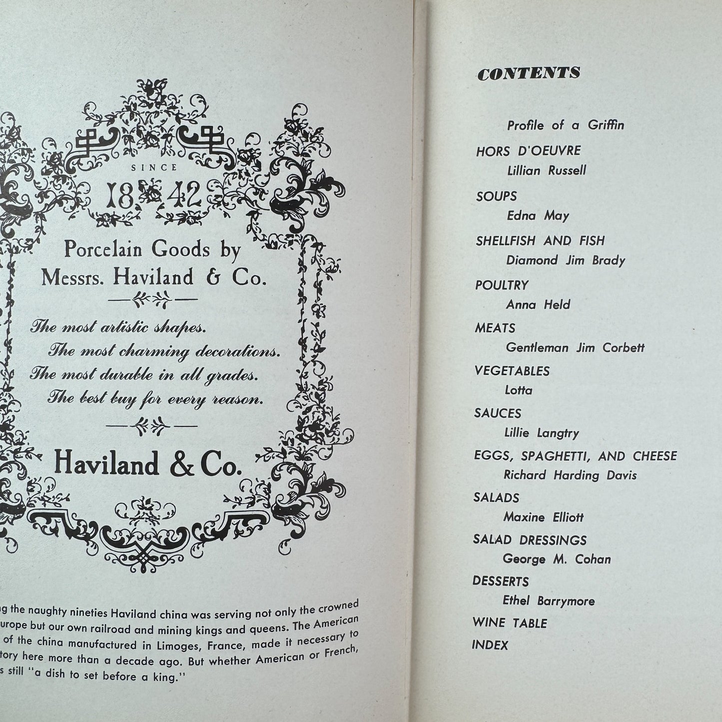Rector’s Naughty ’90s Cookbook, Alexander Kirkland, 1949