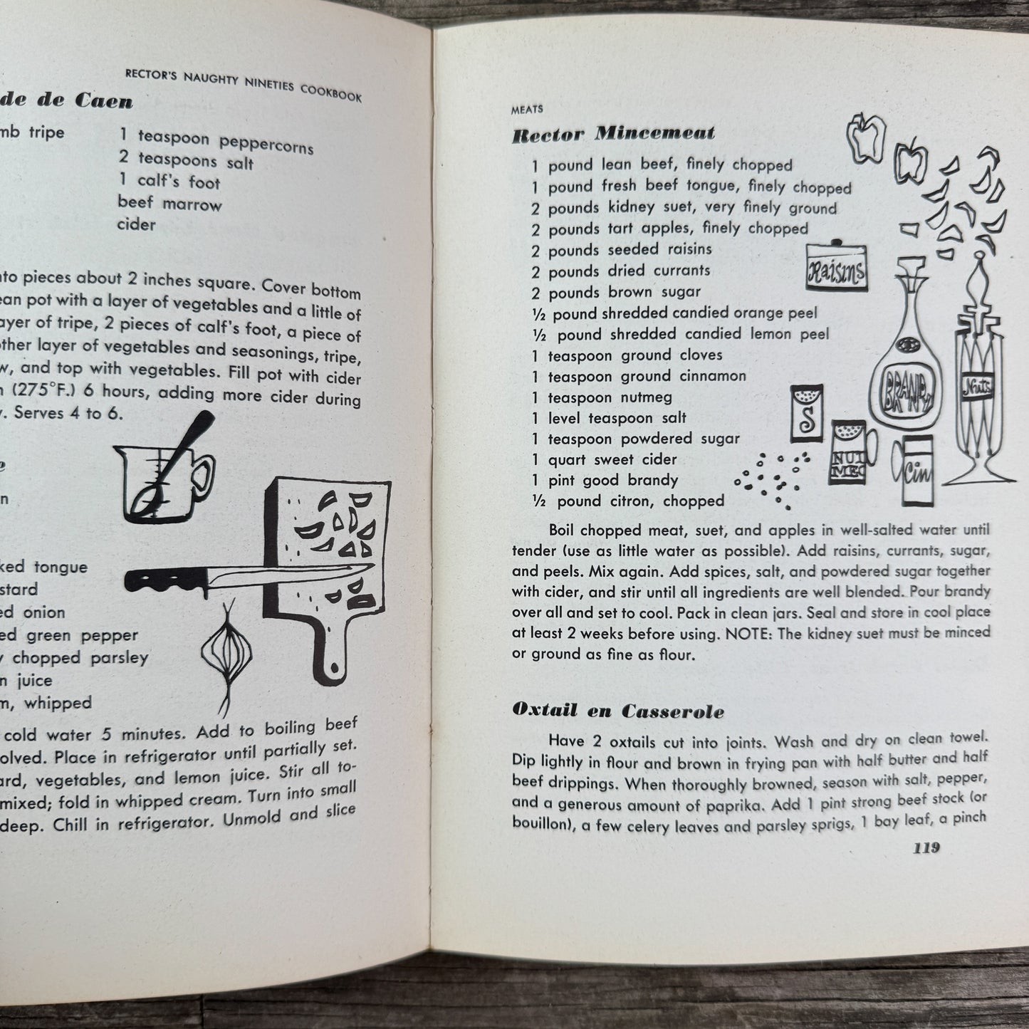 Rector’s Naughty ’90s Cookbook, Alexander Kirkland, 1949