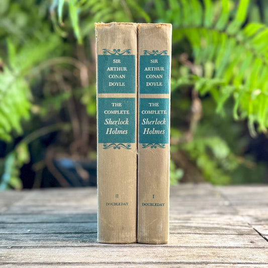 The Complete Sherlock Holmes, Sir Arthur Conan Doyle, 1930, Two Volume Set (1953 Doubleday Printing)