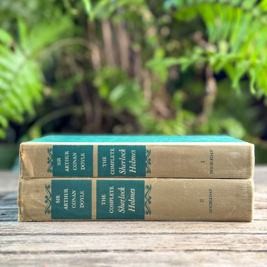 The Complete Sherlock Holmes, Sir Arthur Conan Doyle, 1930, Two Volume Set (1953 Doubleday Printing)