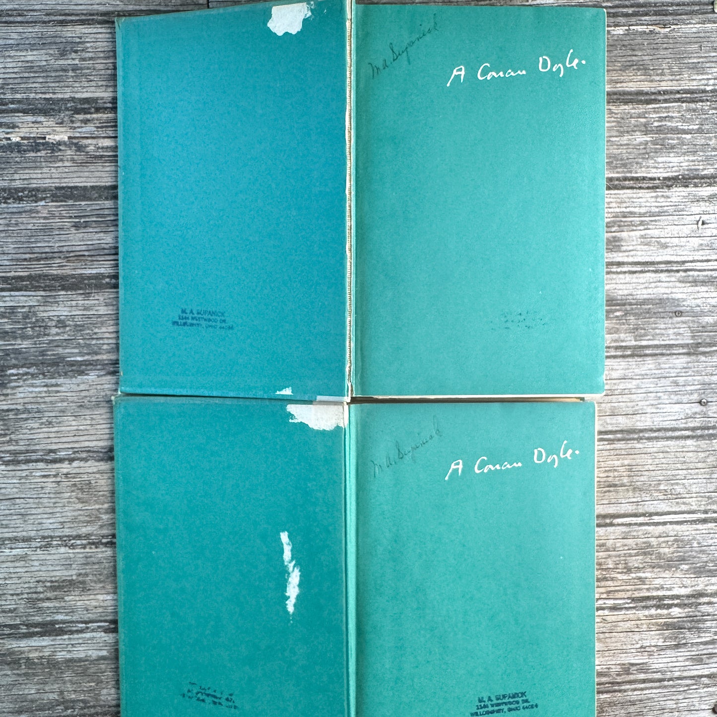 The Complete Sherlock Holmes, Sir Arthur Conan Doyle, 1930, Two Volume Set (1953 Doubleday Printing)