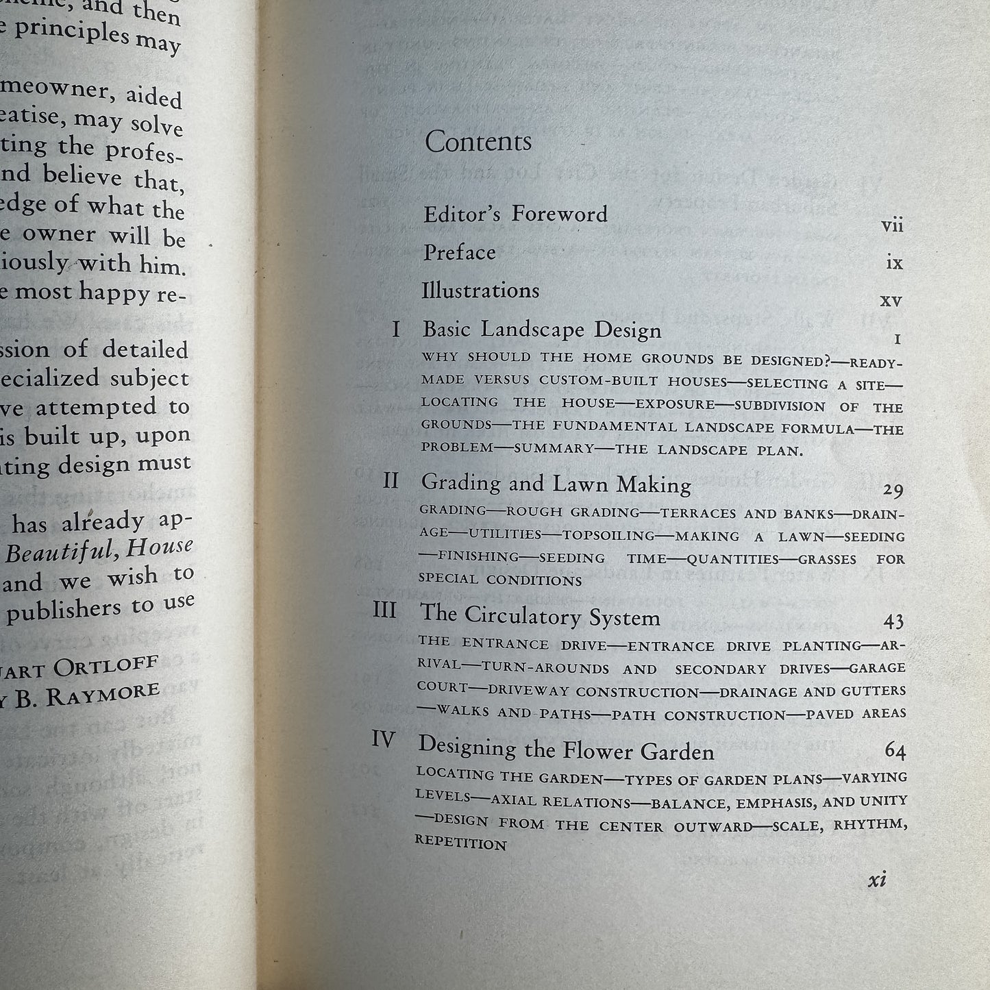 Garden Planning and Building, Illustrated 1945 Revised Edition