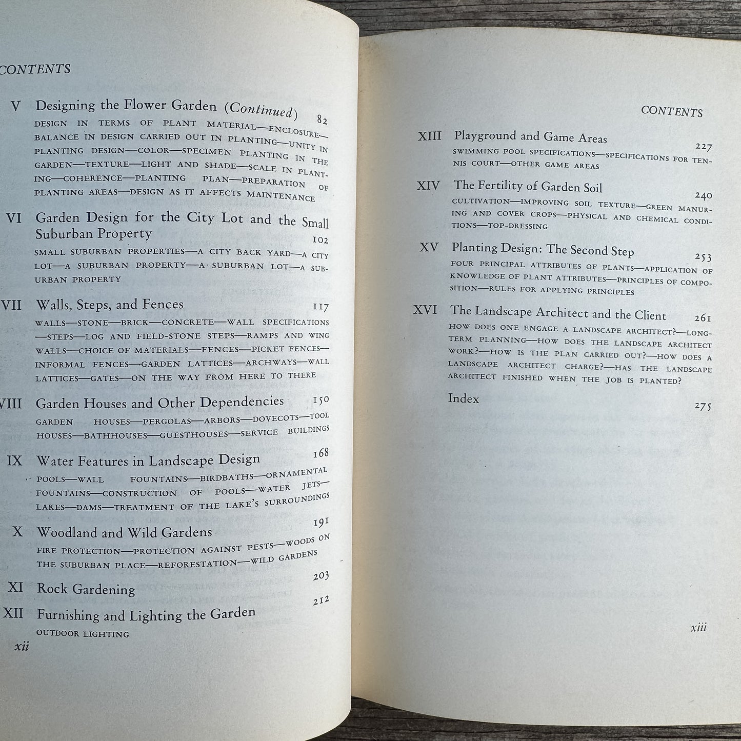 Garden Planning and Building, Illustrated 1945 Revised Edition