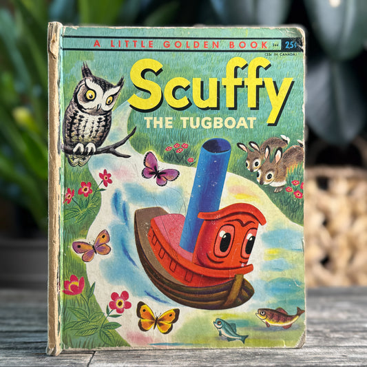 Scuffy the Tugboat, Little Golden Book, 1955 "A"