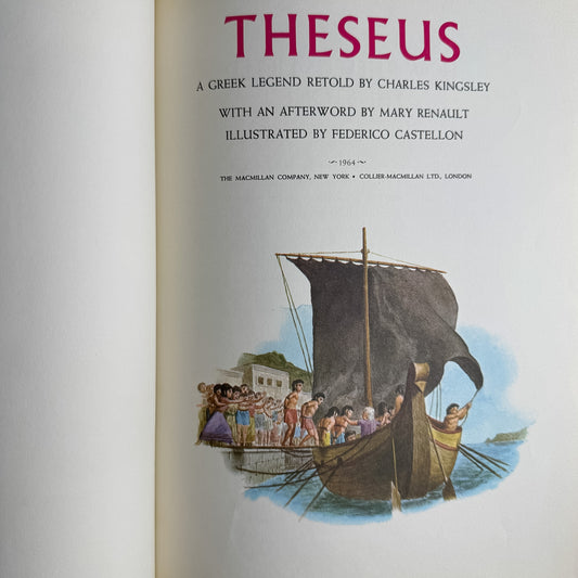 Theseus, A Greek Legend Retold, Charles Kingsley, 1964
