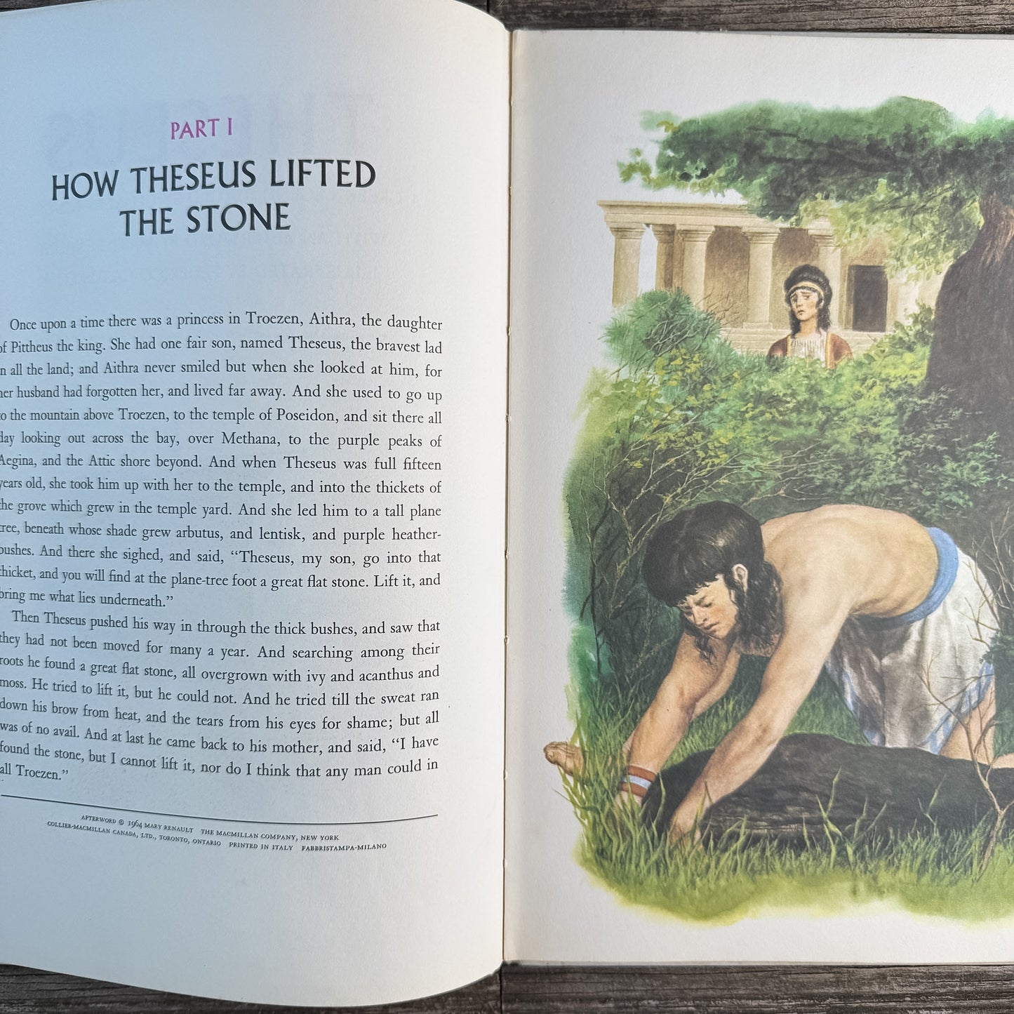 Theseus, A Greek Legend Retold, Charles Kingsley, 1964
