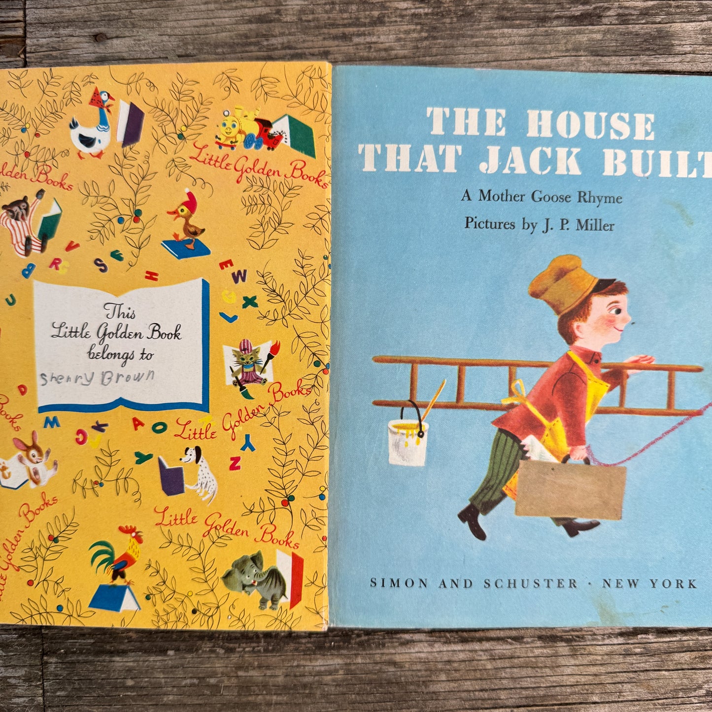 The House That Jack Built, 1954, Little Golden Book, "A"