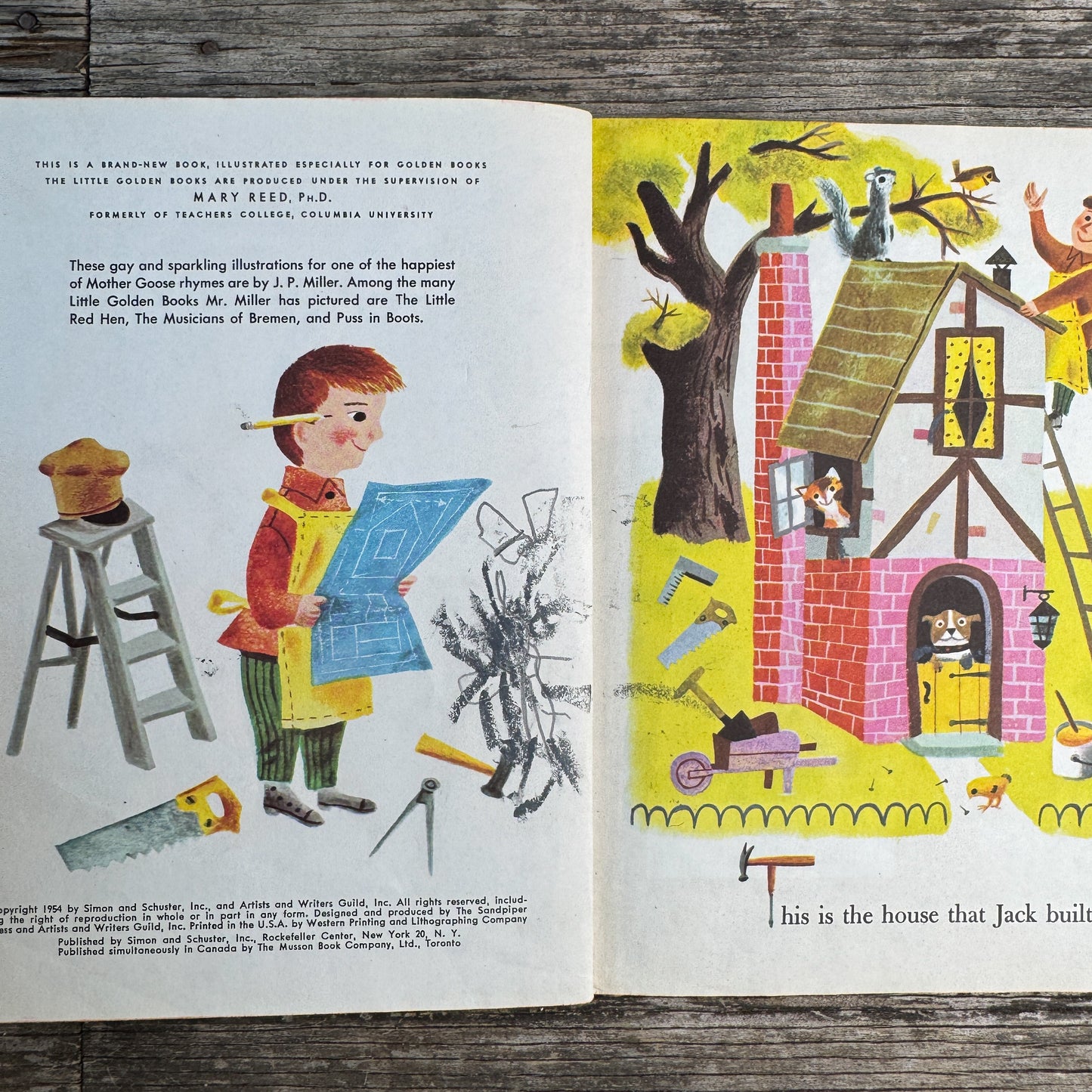 The House That Jack Built, 1954, Little Golden Book, "A"