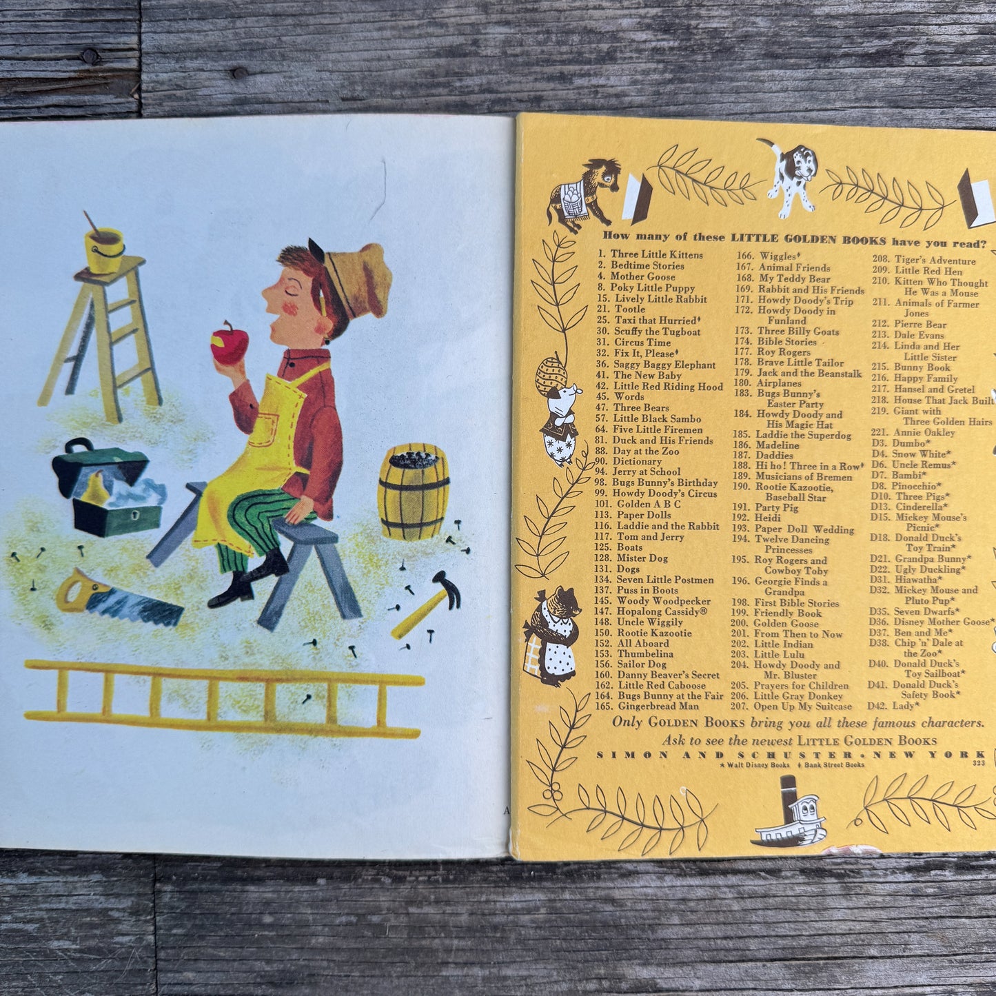 The House That Jack Built, 1954, Little Golden Book, "A"