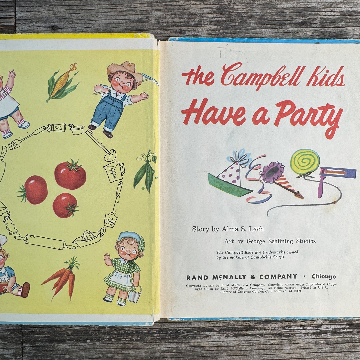 The Campbell Kids Have a Party, Alma S. Lach, 1954