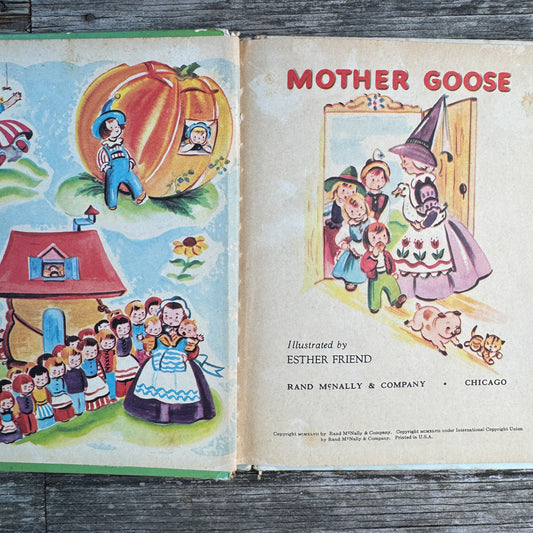 Mother Goose , Rand McNally Elf Book, 1947