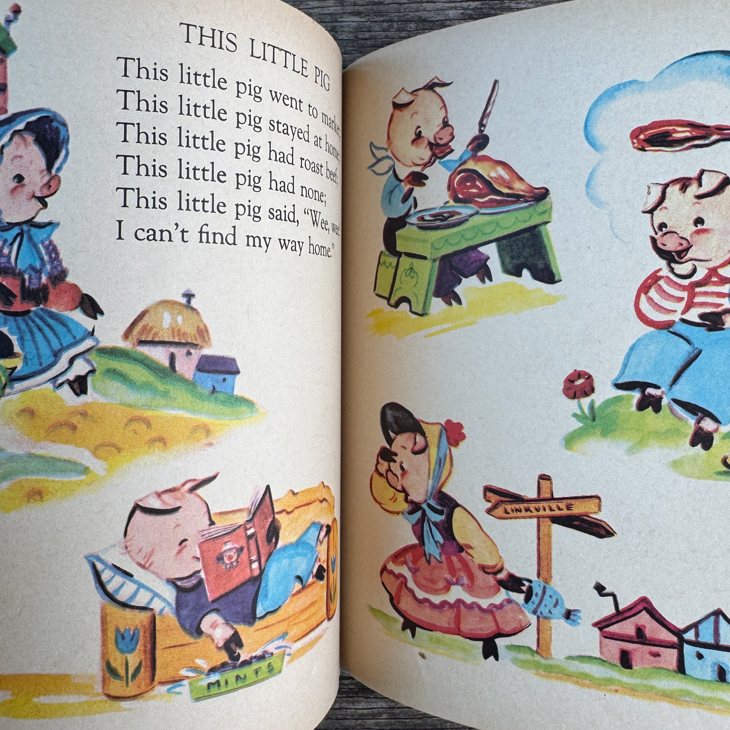 Mother Goose , Rand McNally Elf Book, 1947