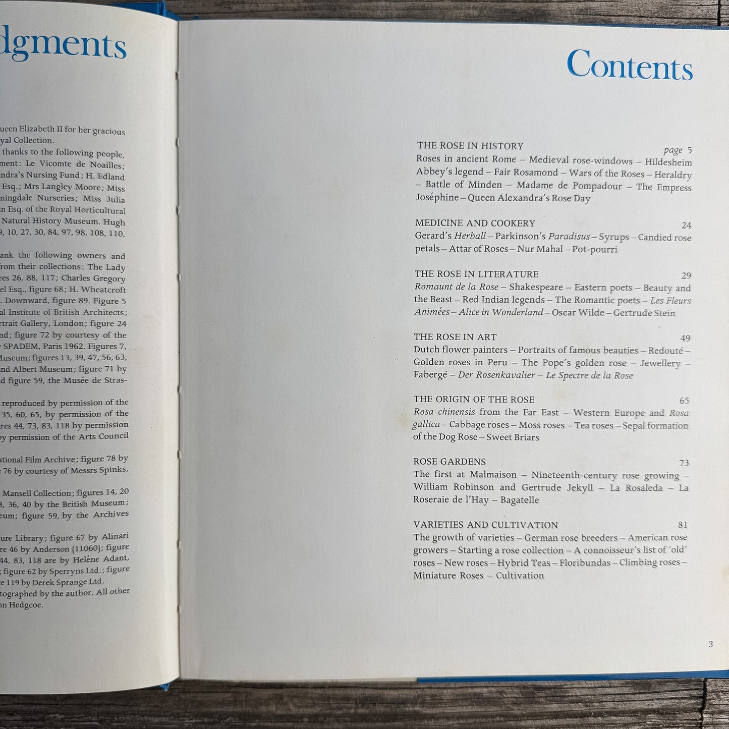 Roses, Peter Coats, 1973 Illustrated Octopus Edition
