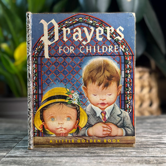 Prayers for Children, Little Golden Book, 1952, "A"