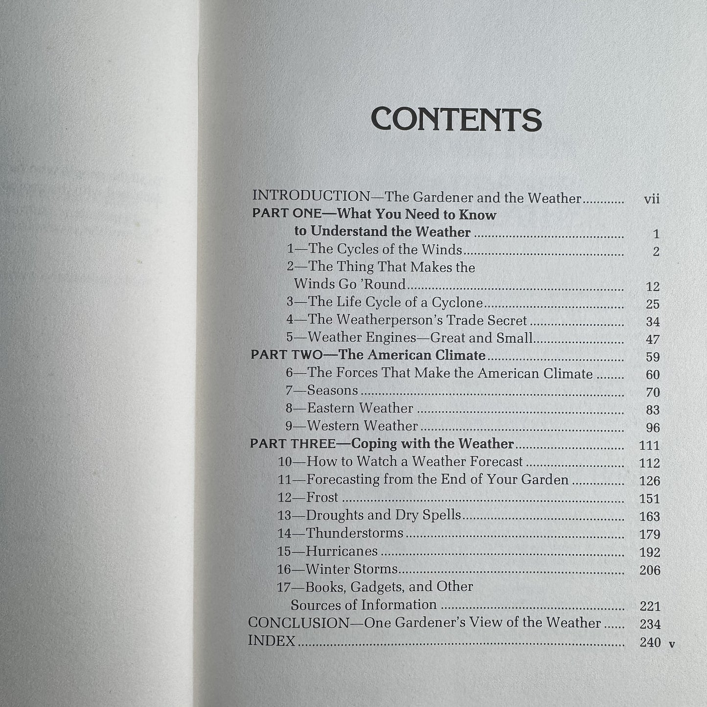 The Weather-Wise Gardener, Calvin Simonds, 1983, First Printing