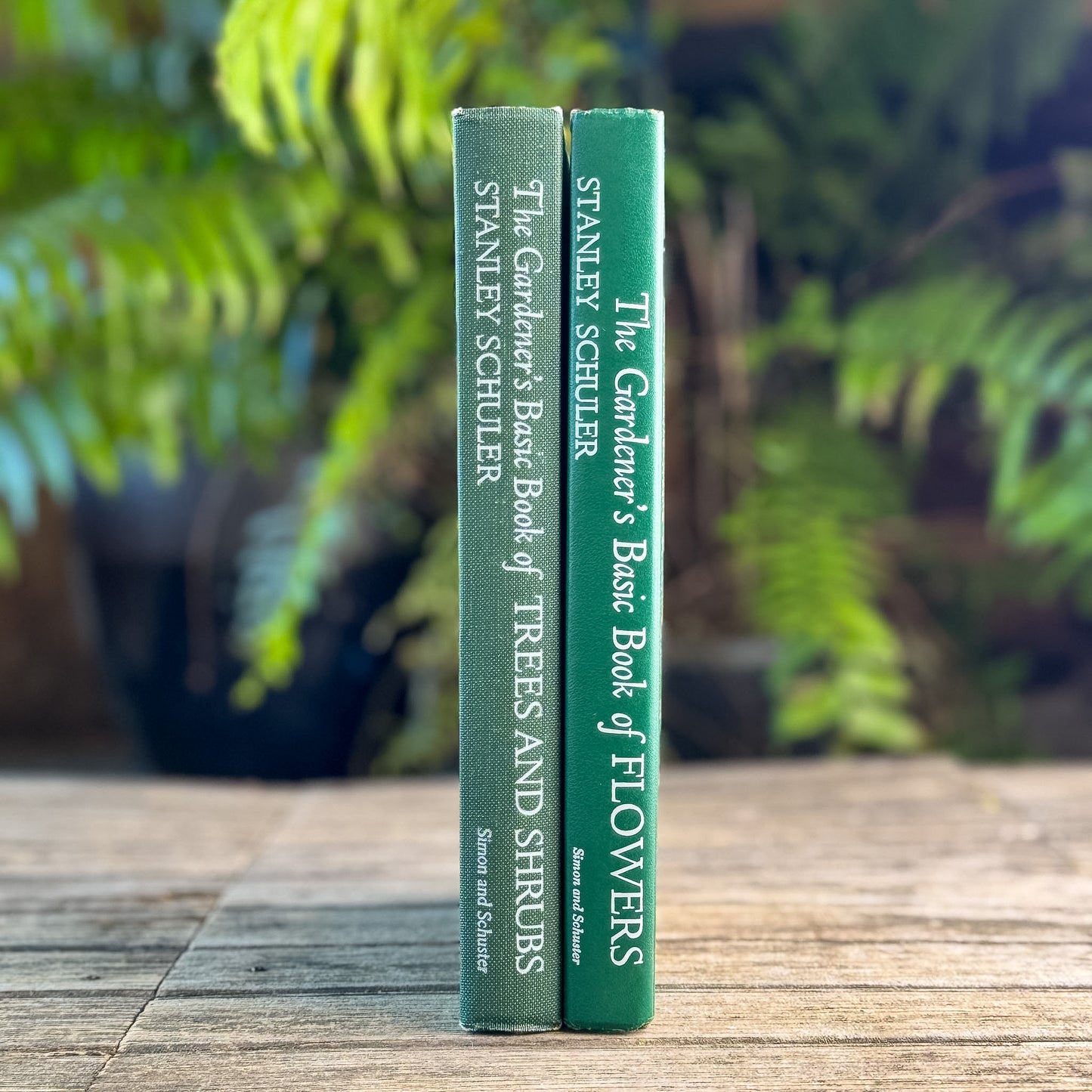The Gardener's Basic Book of Flowers and The Gardener's Basic Book of Trees and Shrubs, Stanley Schuler, 1973, 1974