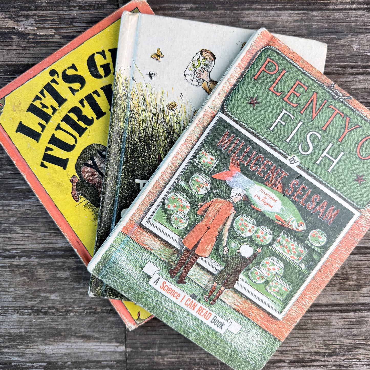 Set of 3 Science I Can Read Books, Millicent Selsam, 1964