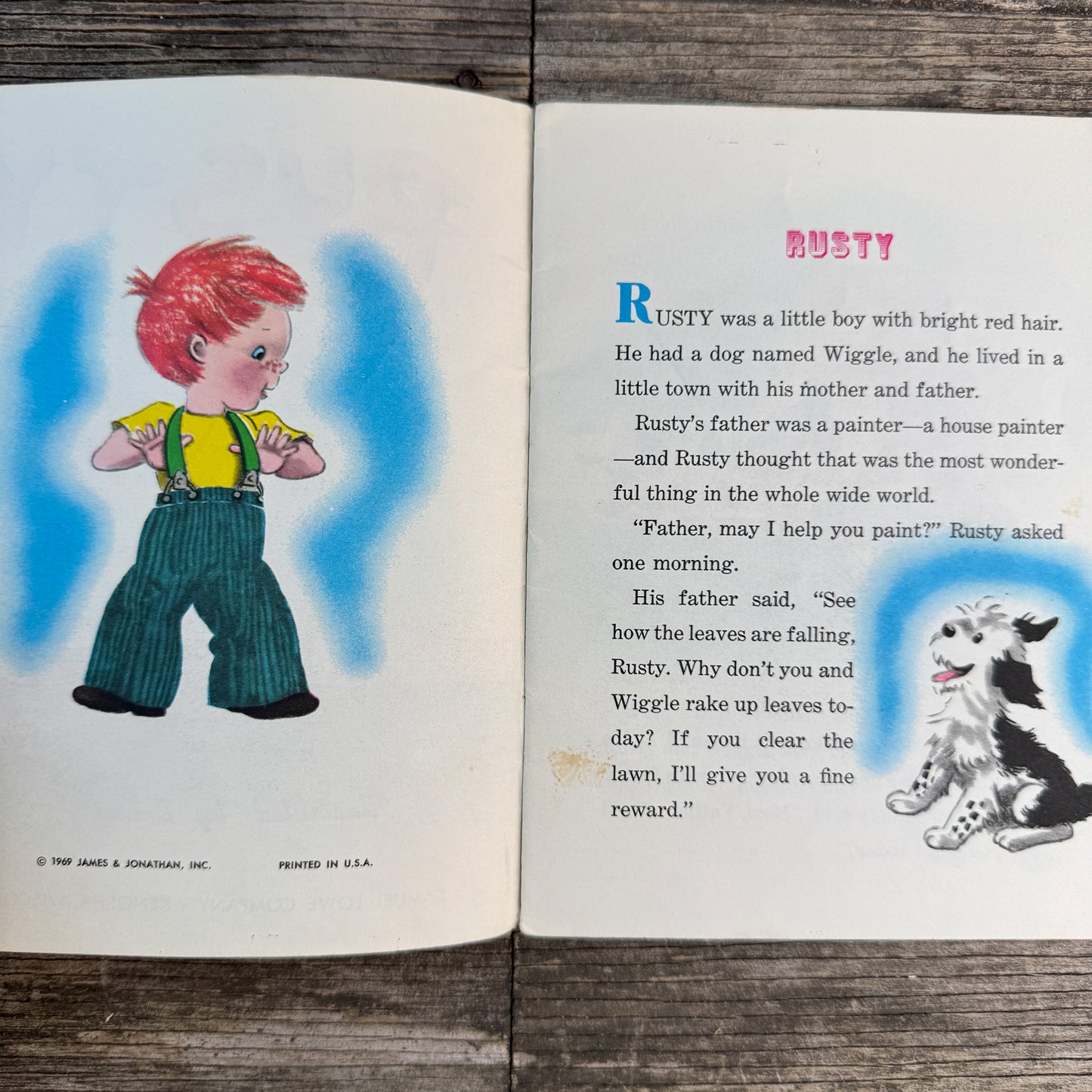 Rusty, A Sunny Book, Illustrated by Emmo, 1977