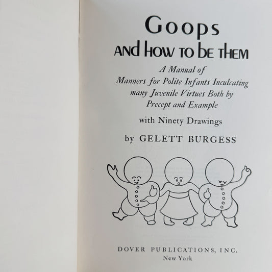 Goops and How to Be Them, Gelett Burgess, 1968