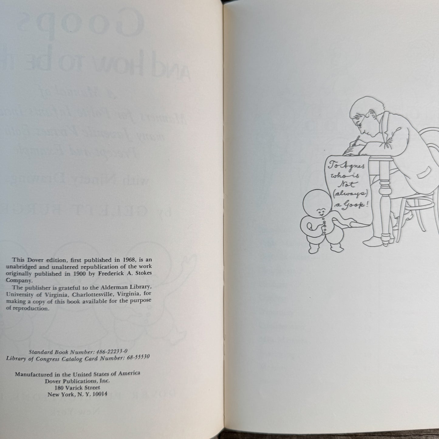 Goops and How to Be Them, Gelett Burgess, 1968