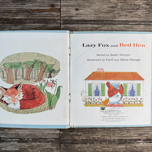 Lazy Fox and Red Hen, Jane Dwyer, 1969