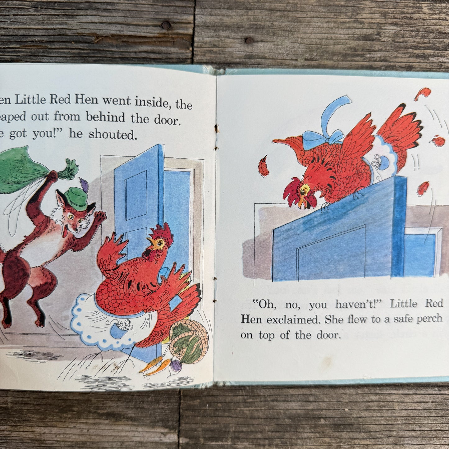 Lazy Fox and Red Hen, Jane Dwyer, 1969