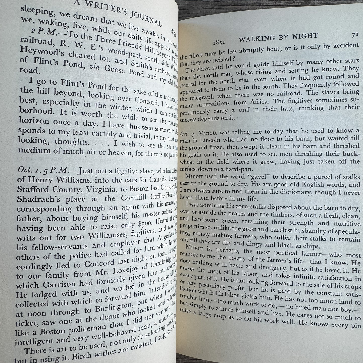 H. D. Thoreau, A Writer's Journal, Laurence Stapleton, 1960