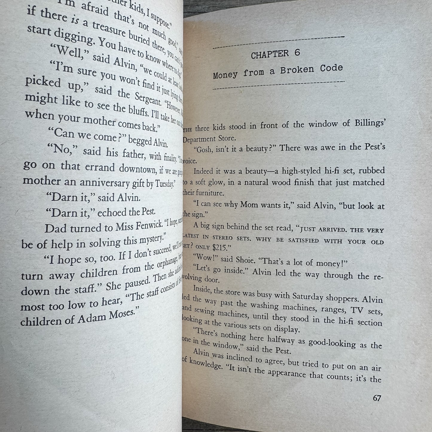 Alvin's Secret Code, Clifford B. Hicks, 1963, Weekly Reader Edition