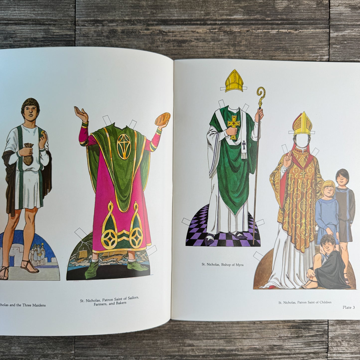 Tom Tierney's Santa Claus Paper Dolls in Full Color, 1983, Dover