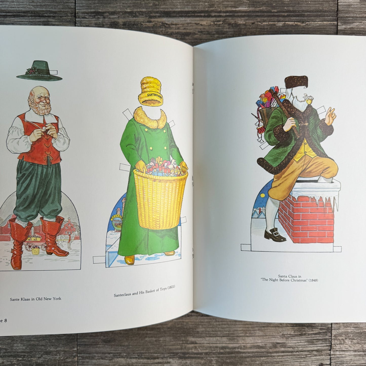 Tom Tierney's Santa Claus Paper Dolls in Full Color, 1983, Dover