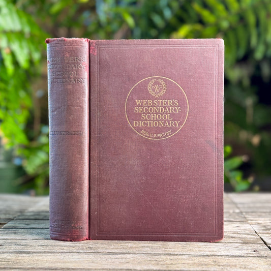 Webster's Secondary-School Dictionary, 1925