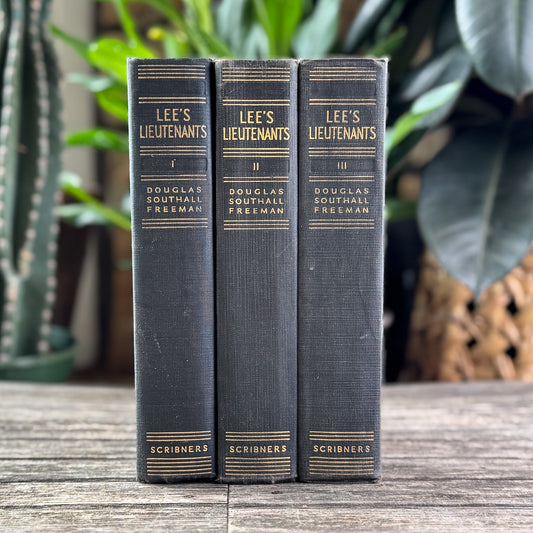Lee's Lieutenants 3-Volume Set, Douglas Southall Freeman, 1946 Civil War History
